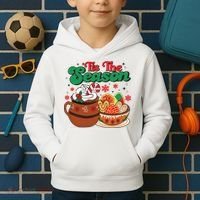 Mexican Christmas Feliz Navidad Latina Christmas Kids Hoodie thumb 2