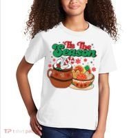 Mexican Christmas Feliz Navidad Latina Christmas Kids T-Shirt thumb 2