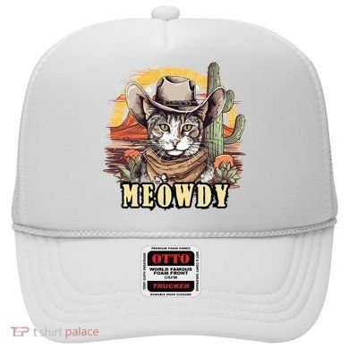 Meowdy Cat Funny Howdy Meme Wild West Cowboy Hat Hat