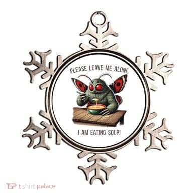Mothman Cryptozoology Funny Cryptid Mothman Eating Soup Ornament