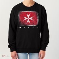 Maltese Cross Flag Malta Love Gift Souvenir Women's Sweatshirt thumb 0