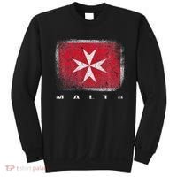 Maltese Cross Flag Malta Love Gift Souvenir Sweatshirt thumb 0