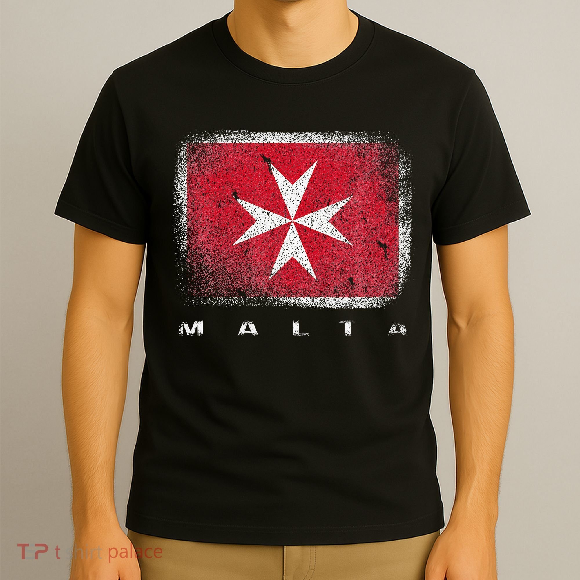 Maltese Cross Flag Malta Love Gift Souvenir T-Shirt