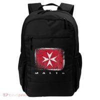 Maltese Cross Flag Malta Love Gift Souvenir Backpack thumb 0