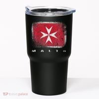 Maltese Cross Flag Malta Love Gift Souvenir Tumbler thumb 0