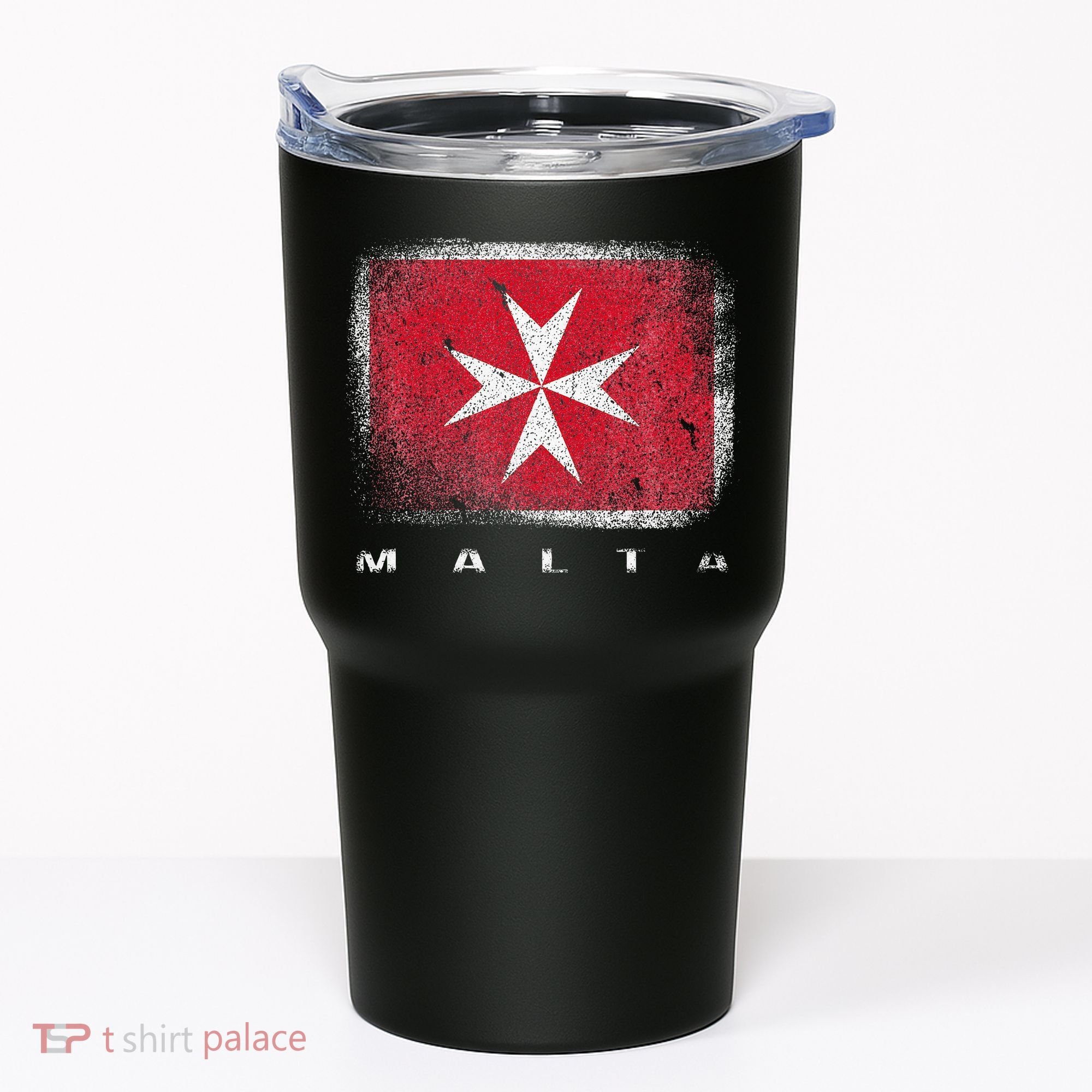 Maltese Cross Flag Malta Love Gift Souvenir Tumbler
