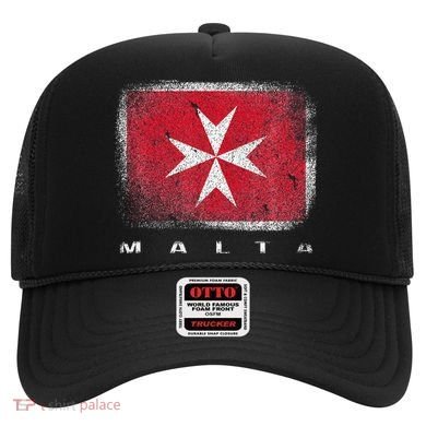 Maltese Cross Flag Malta Love Gift Souvenir Hat