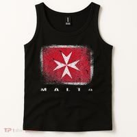 Maltese Cross Flag Malta Love Gift Souvenir Tank Top thumb 2