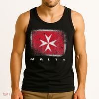 Maltese Cross Flag Malta Love Gift Souvenir Tank Top thumb 3