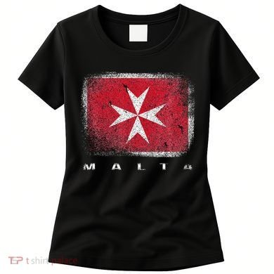Maltese Cross Flag Malta Love Gift Souvenir Women's T-Shirt