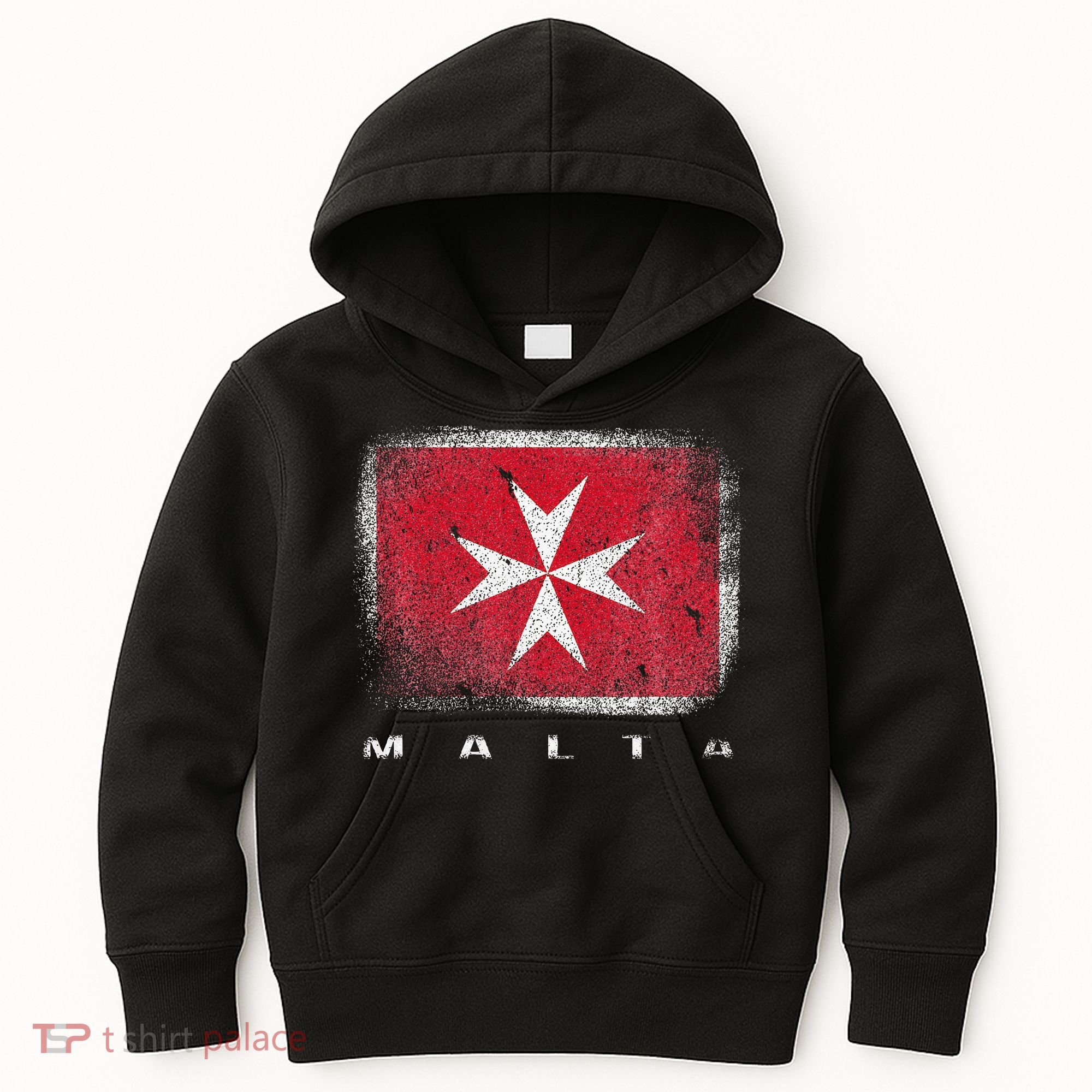 Maltese Cross Flag Malta Love Gift Souvenir Kids Hoodie