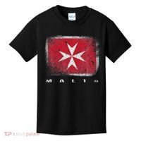 Maltese Cross Flag Malta Love Gift Souvenir Kids T-Shirt thumb 0