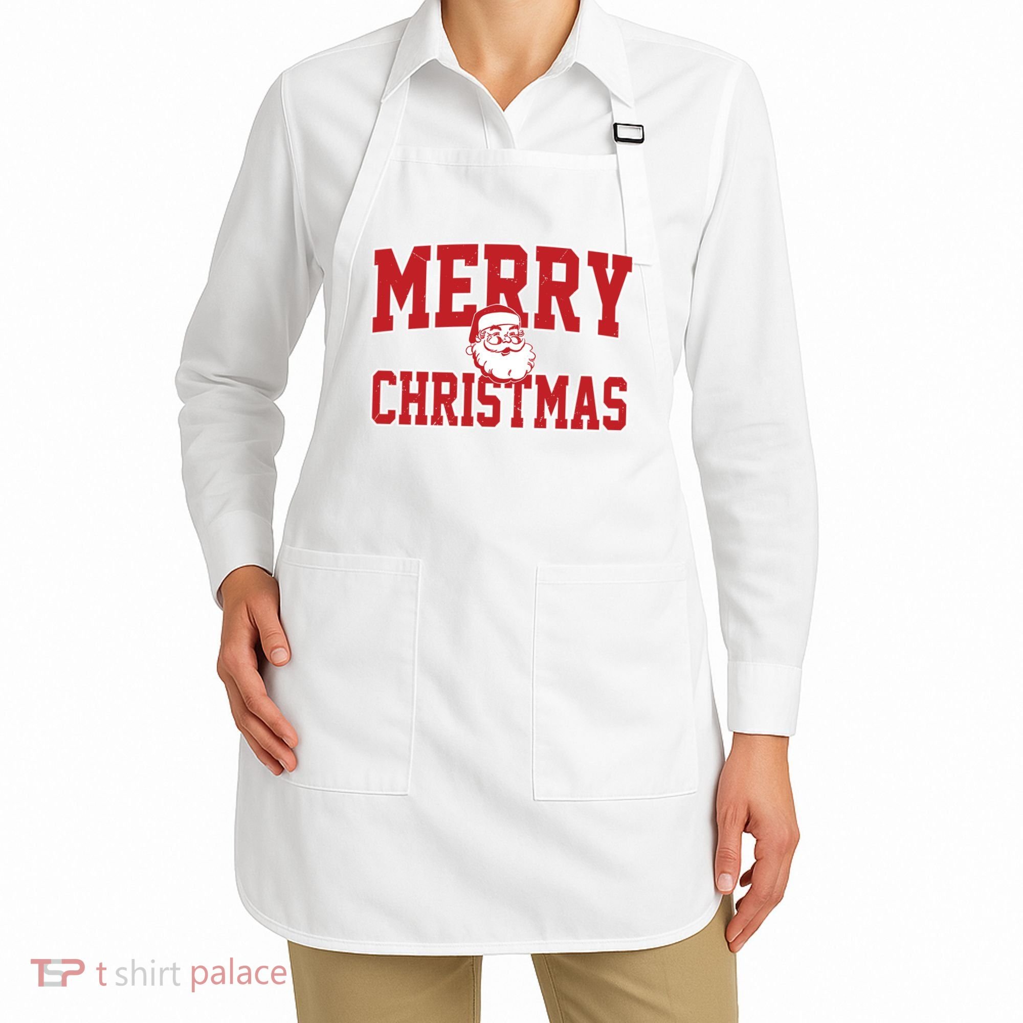 Merry Christmas Family Matching Outfit Apron