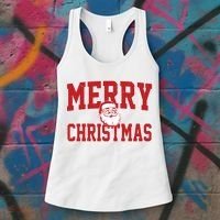 Merry Christmas Family Matching Outfit Women's Tank Top thumb 3