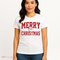Merry Christmas Family Matching Outfit Women's T-Shirt thumb 4