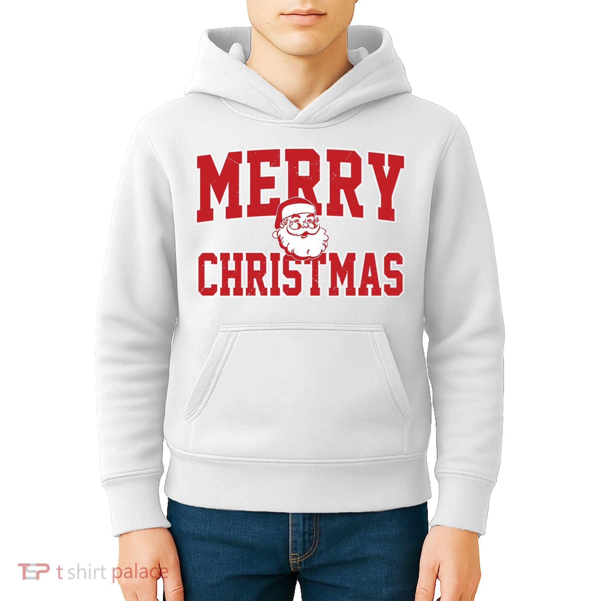 Merry Christmas Family Matching Outfit Kids Hoodie