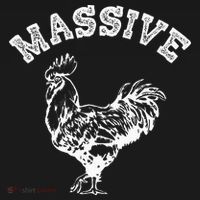 Massive Cock Funny Rooster Pun Adult Humor Joke Long Sleeve Shirt thumb 2