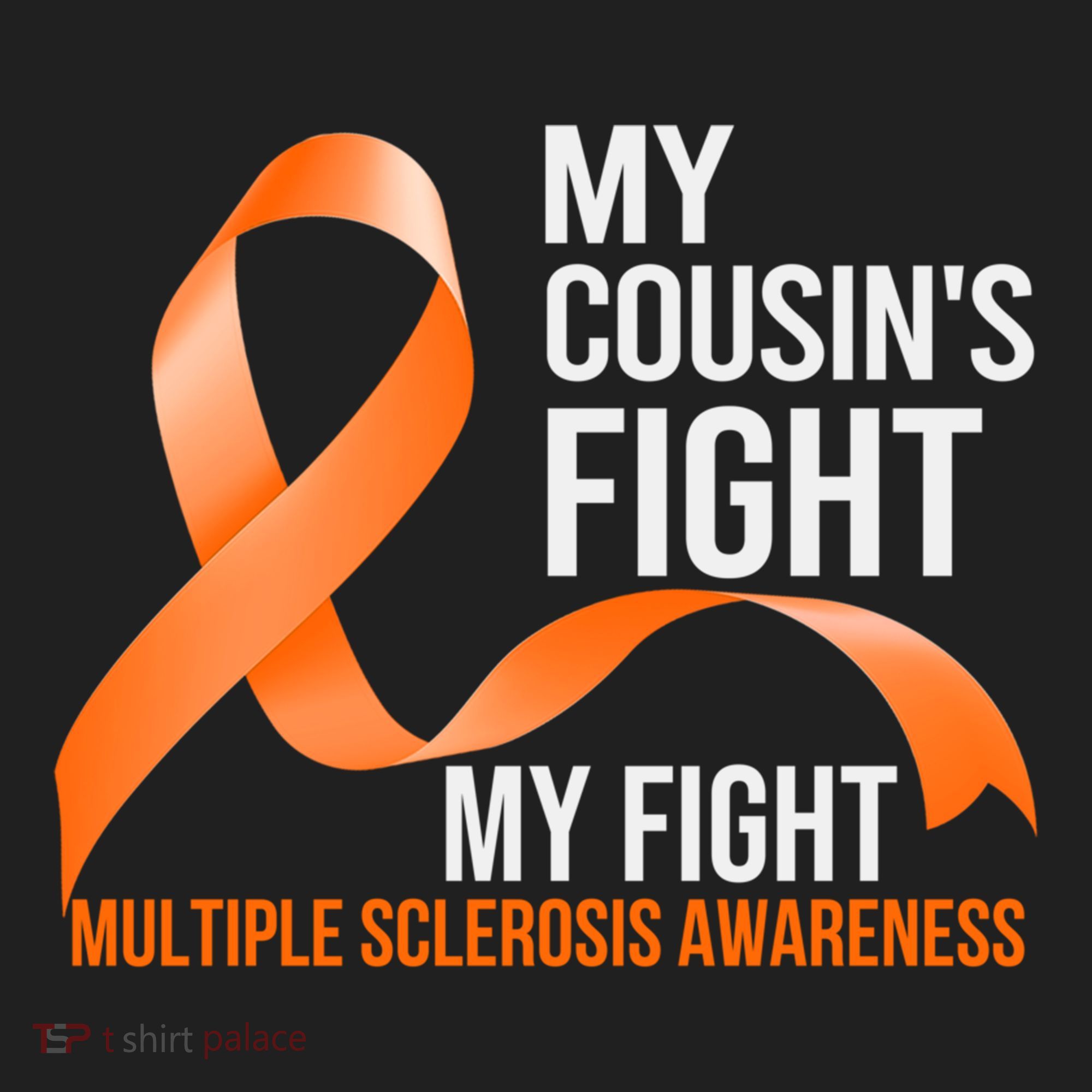 My Cousin's Fight My Fight Multiple Sclerosis Ms Warrior Gift Women's Sweatshirt