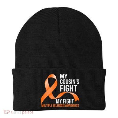 My Cousin's Fight My Fight Multiple Sclerosis Ms Warrior Gift Beanie