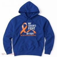 My Cousin's Fight My Fight Multiple Sclerosis Ms Warrior Gift Hoodie thumb 0
