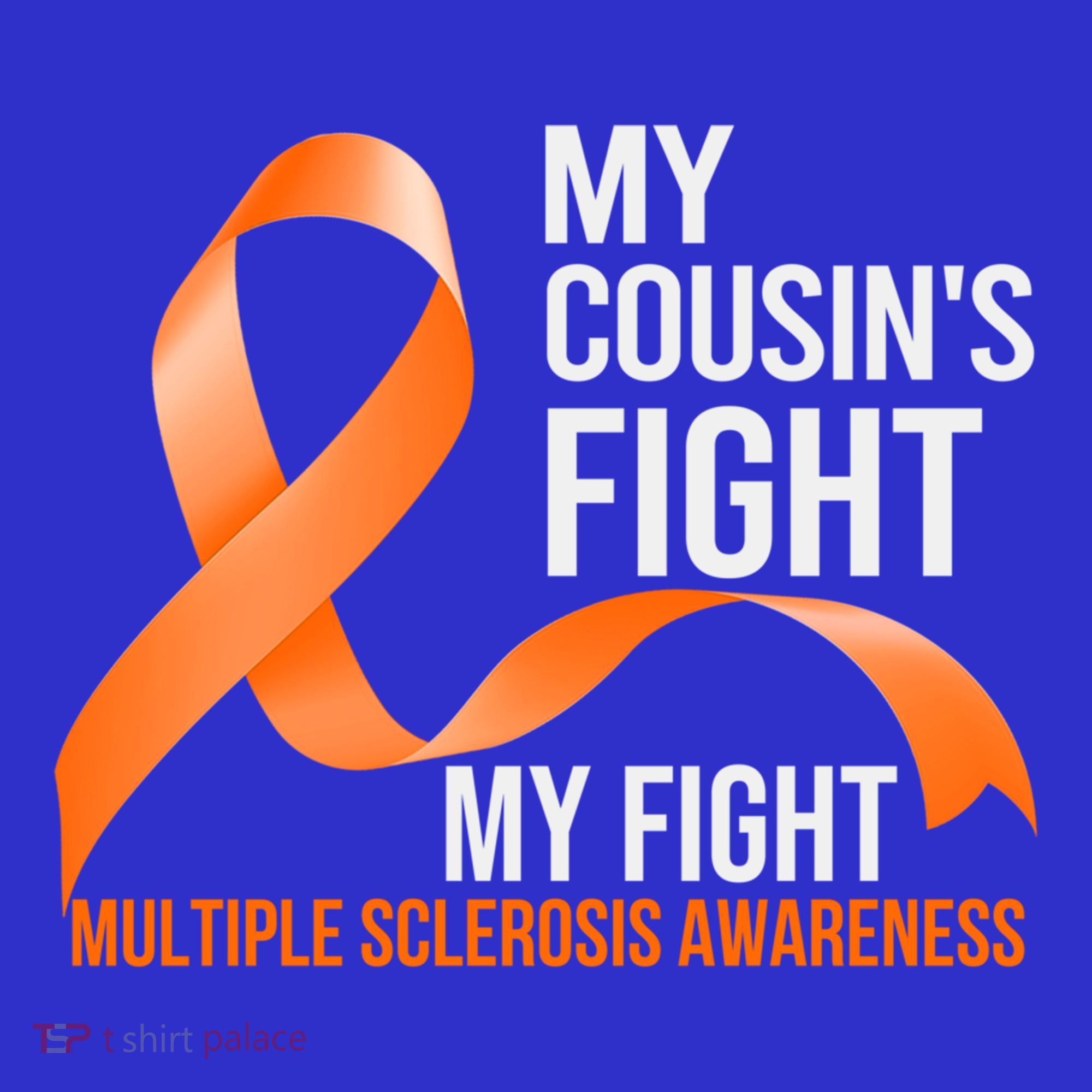 My Cousin's Fight My Fight Multiple Sclerosis Ms Warrior Gift Hoodie
