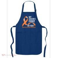 My Cousin's Fight My Fight Multiple Sclerosis Ms Warrior Gift Apron thumb 0
