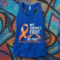 My Cousin's Fight My Fight Multiple Sclerosis Ms Warrior Gift Women's Tank Top thumb 3