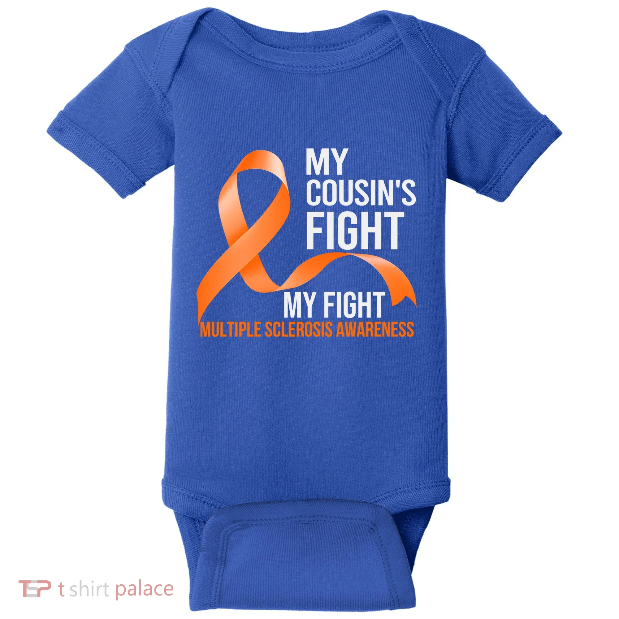 My Cousin's Fight My Fight Multiple Sclerosis Ms Warrior Gift Baby Bodysuit