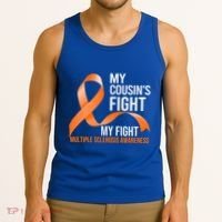 My Cousin's Fight My Fight Multiple Sclerosis Ms Warrior Gift Tank Top thumb 3