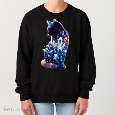 Mystical Cat Fusion Beautiful Celestial Unique Women's Sweatshirt
