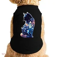 Mystical Cat Fusion Beautiful Celestial Unique Doggie Tank thumb 0