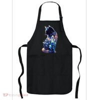 Mystical Cat Fusion Beautiful Celestial Unique Apron thumb 0