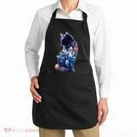 Mystical Cat Fusion Beautiful Celestial Unique Apron thumb 2