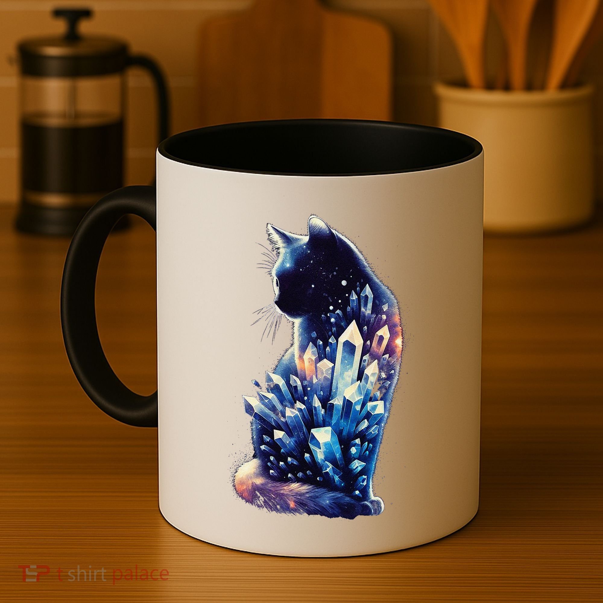 Mystical Cat Fusion Beautiful Celestial Unique Coffee Mug