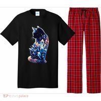 Mystical Cat Fusion Beautiful Celestial Unique Pajama Set thumb 0
