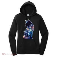 Mystical Cat Fusion Beautiful Celestial Unique Women's Hoodie thumb 0