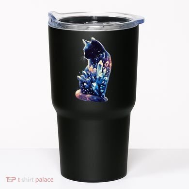 Mystical Cat Fusion Beautiful Celestial Unique Tumbler