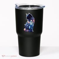 Mystical Cat Fusion Beautiful Celestial Unique Tumbler thumb 0