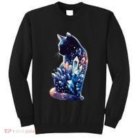 Mystical Cat Fusion Beautiful Celestial Unique Tall Sweatshirt thumb 0