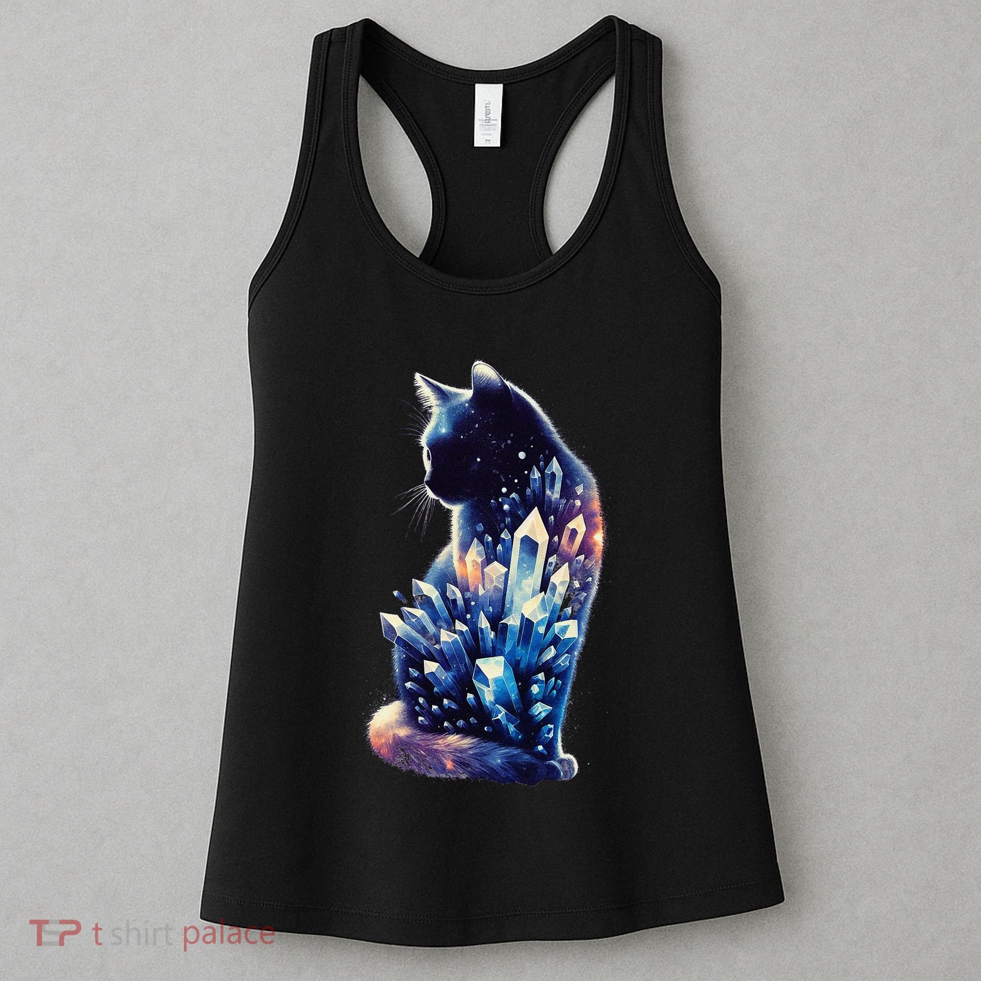 Mystical Cat Fusion Beautiful Celestial Unique Women's Tank Top