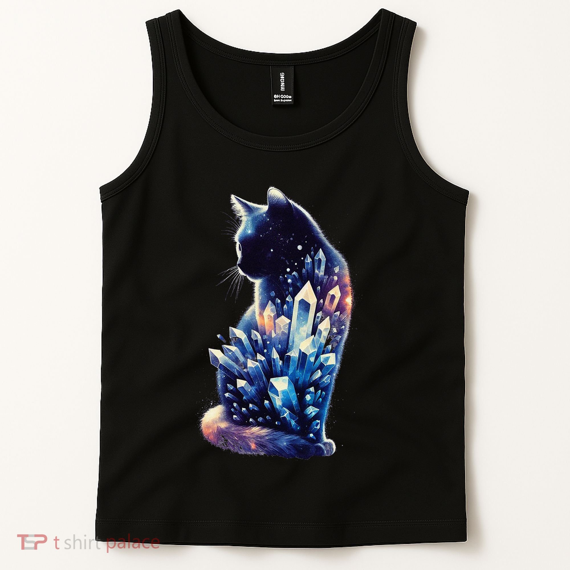 Mystical Cat Fusion Beautiful Celestial Unique Tank Top