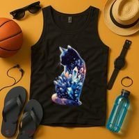 Mystical Cat Fusion Beautiful Celestial Unique Tank Top thumb 4