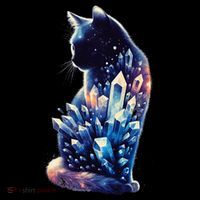 Mystical Cat Fusion Beautiful Celestial Unique Tank Top thumb 6