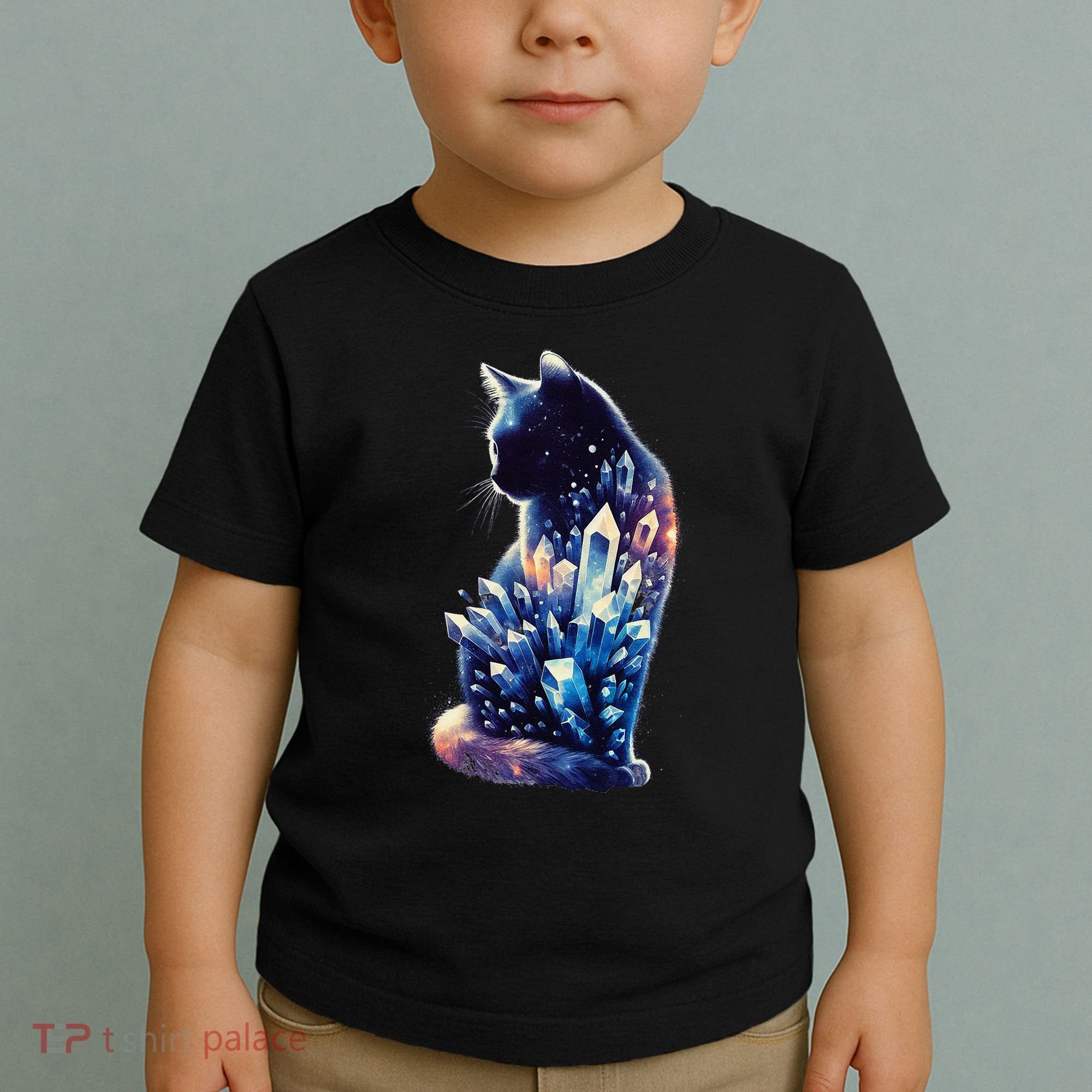 Mystical Cat Fusion Beautiful Celestial Unique Toddler T-Shirt