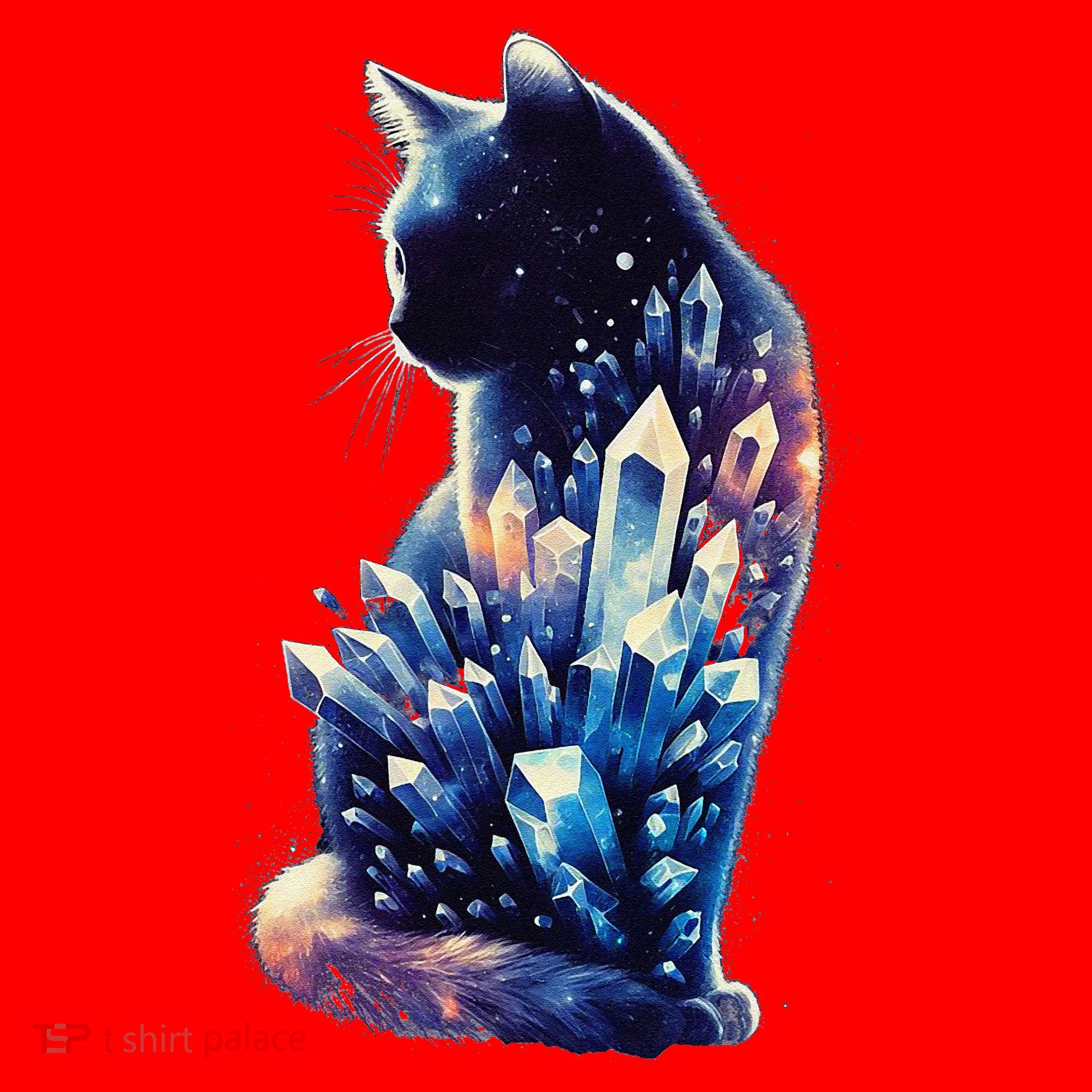 Mystical Cat Fusion Beautiful Celestial Unique Santa Hat