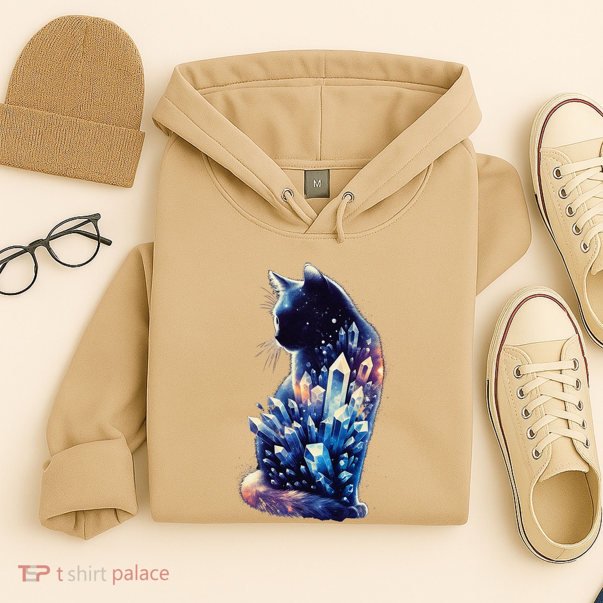 Mystical Cat Fusion Beautiful Celestial Unique Hoodie