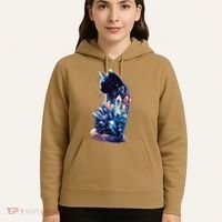 Mystical Cat Fusion Beautiful Celestial Unique Hoodie thumb 5