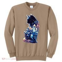 Mystical Cat Fusion Beautiful Celestial Unique Sweatshirt thumb 0