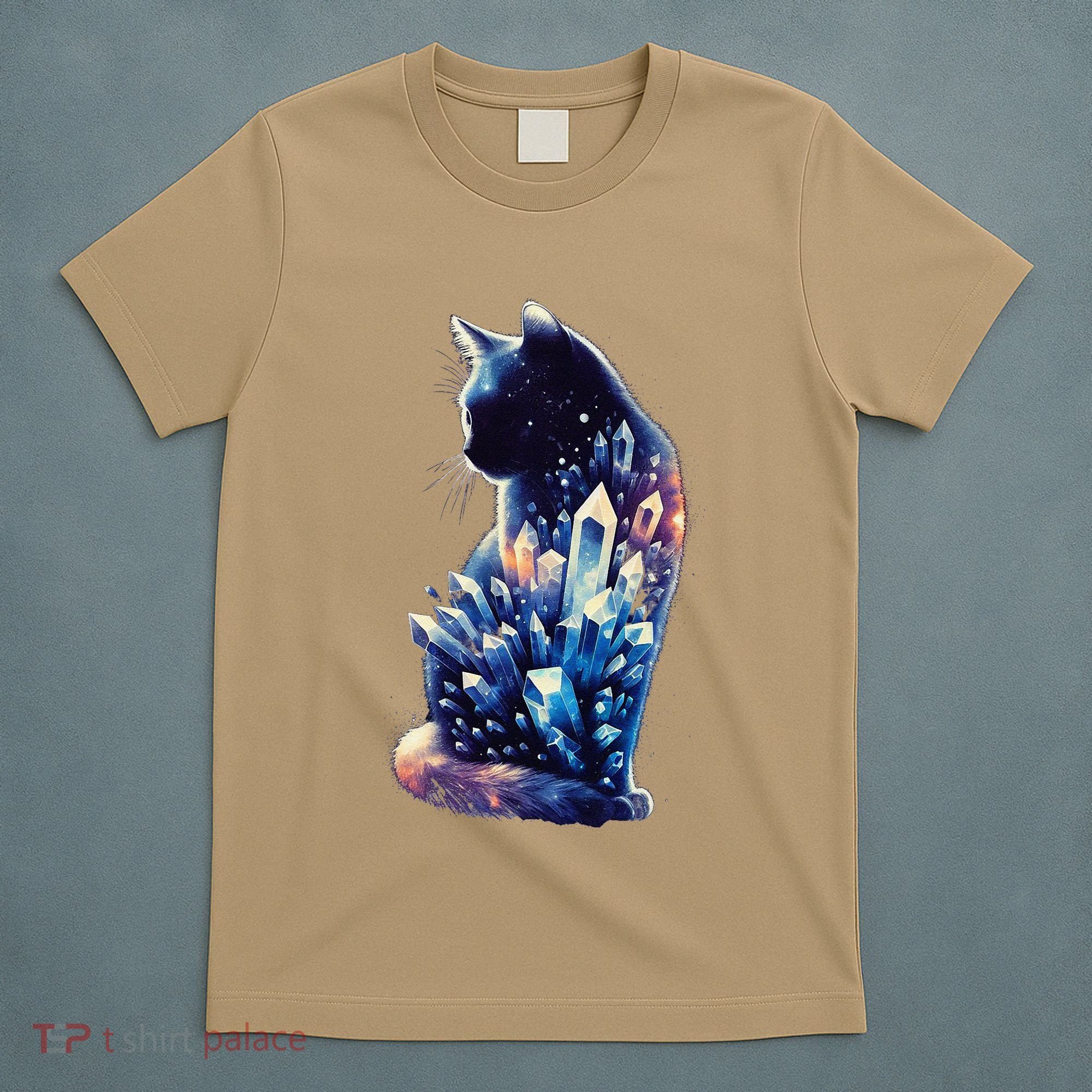 Mystical Cat Fusion Beautiful Celestial Unique T-Shirt