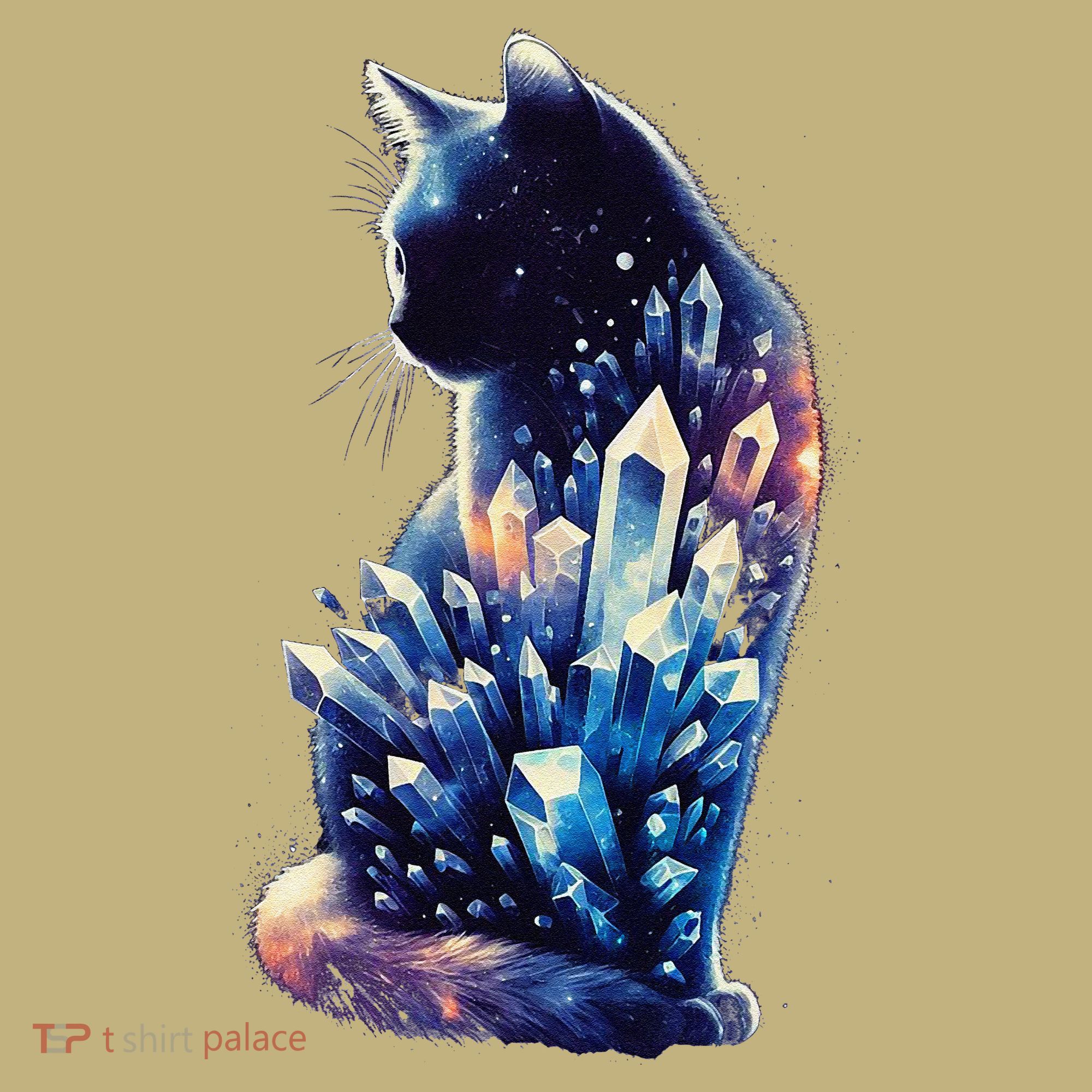 Mystical Cat Fusion Beautiful Celestial Unique Polo